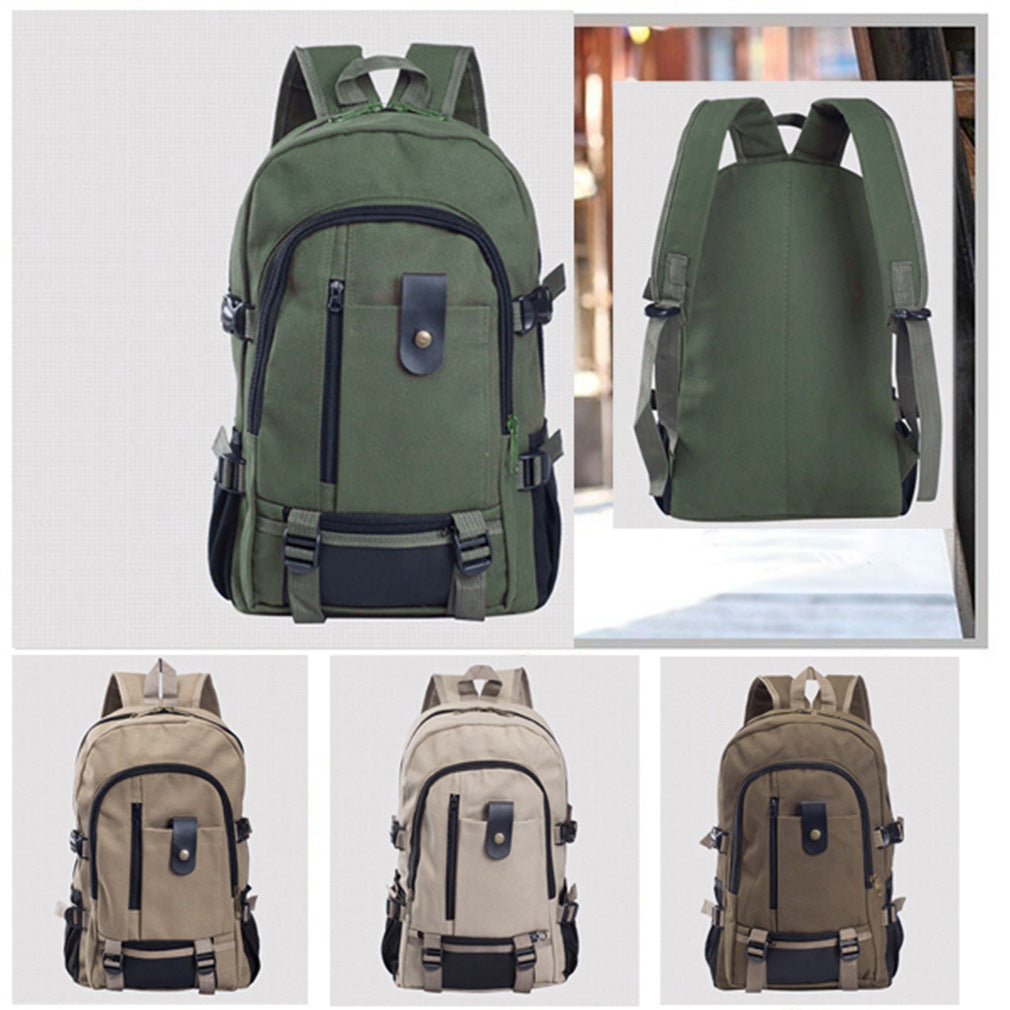 Men's and Women's Canvas Backpack for School, Work, Notebook