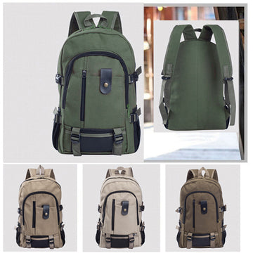 Men's and Women's Canvas Backpack for School, Work, Notebook