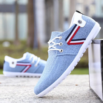 Men's Canvas Shoes with Soft Sole, Sporty, Old Beijing Fabric.