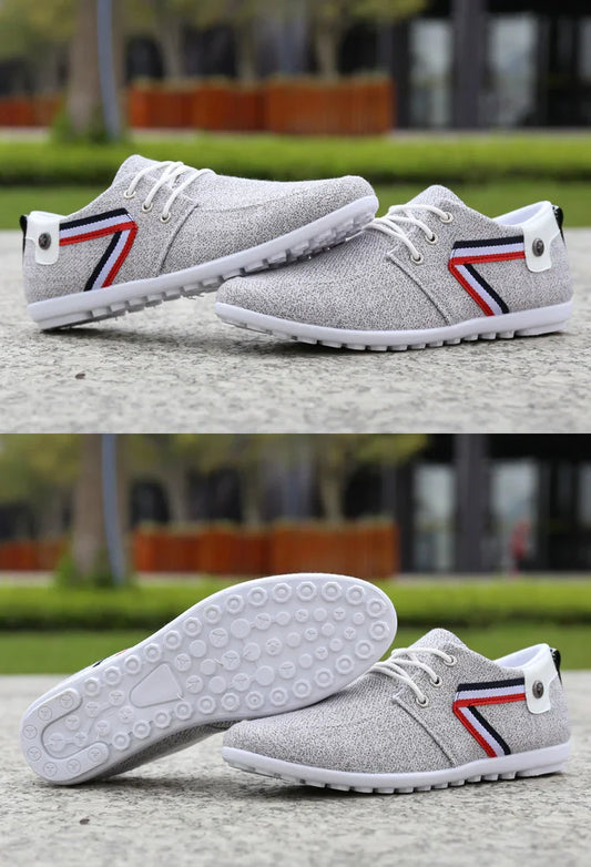 Men's Canvas Shoes with Soft Sole, Sporty, Old Beijing Fabric.