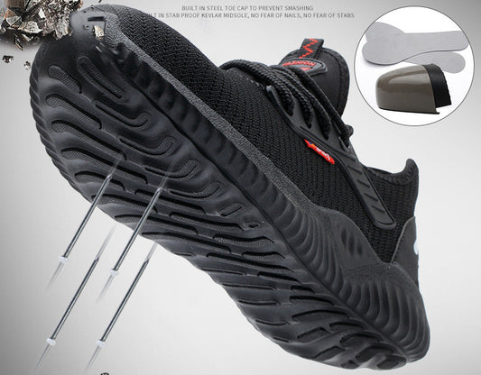 Unisex Breathable and Anti-Crush Safety Shoes