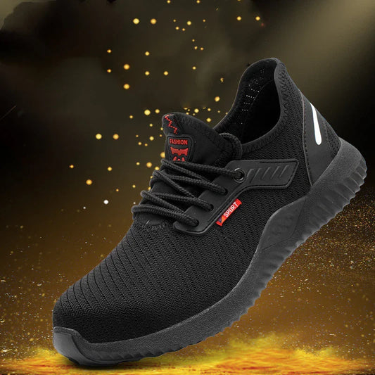 Unisex Breathable & Anti-Crush Safety Shoes