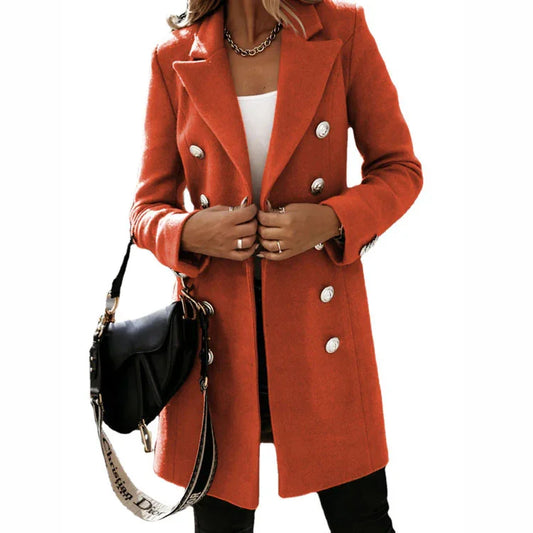 Women's turn-down collar jacket