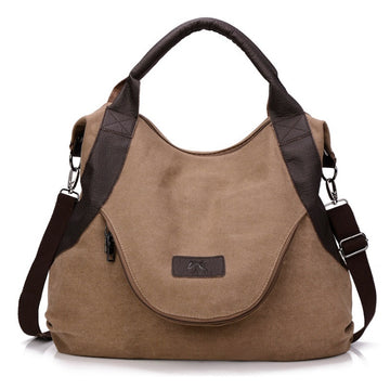 Women's Minimalist Retro Shoulder Crossbody Vintage Canvas Bags