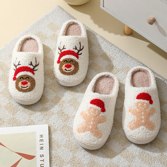 Winter Cotton Slippers for Women and Men