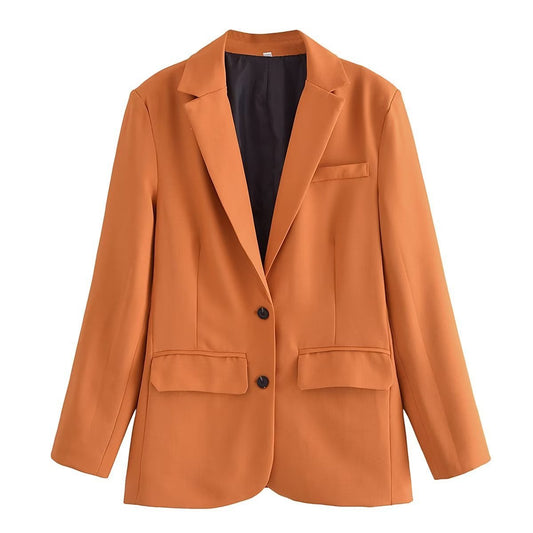 Women's wrap suit jacket