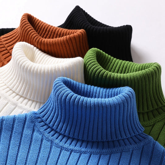 Men's and women's turtleneck sweaters, autumn and winter