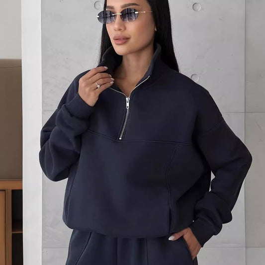 Women's Y2K Winter Running Two Piece Set, Sports Set